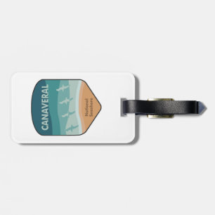 Canaveral National Seashore Florida Seagulls Luggage Tag