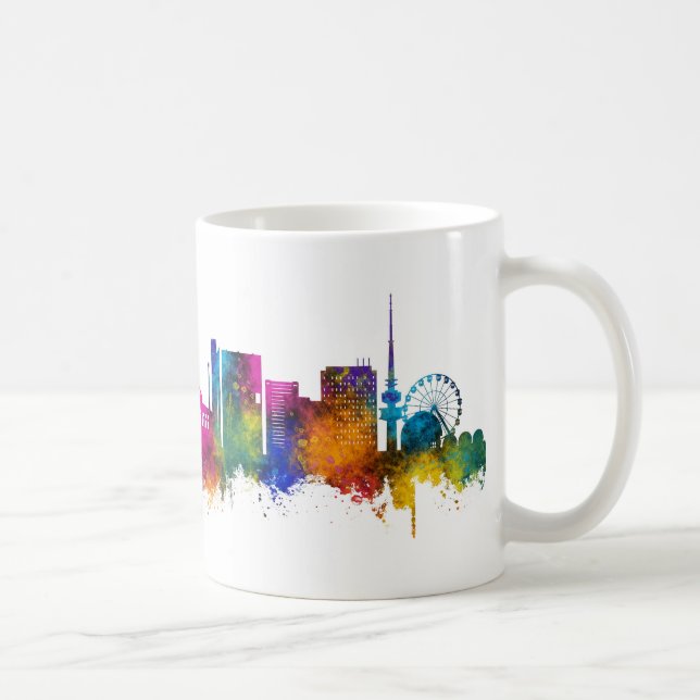Canberra Australia Skyline Coffee Mug (Right)