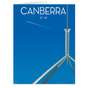 Canberra Australia travel poster