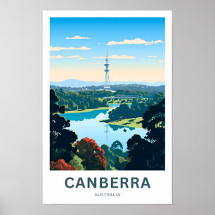 Canberra Australia Travel Print