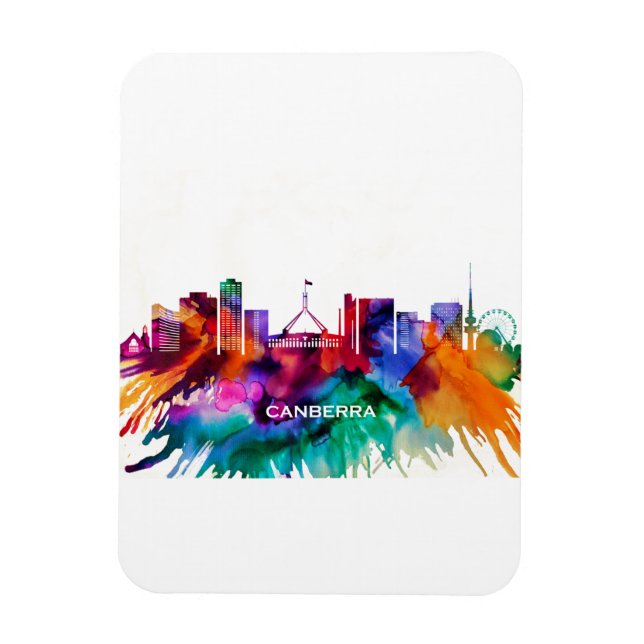 Canberra Skyline Magnet (Vertical)