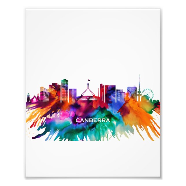 Canberra Skyline Photo Print (Front)