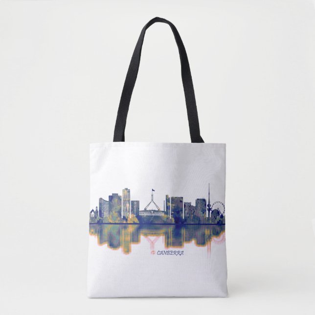 Canberra Skyline Tote Bag (Front)