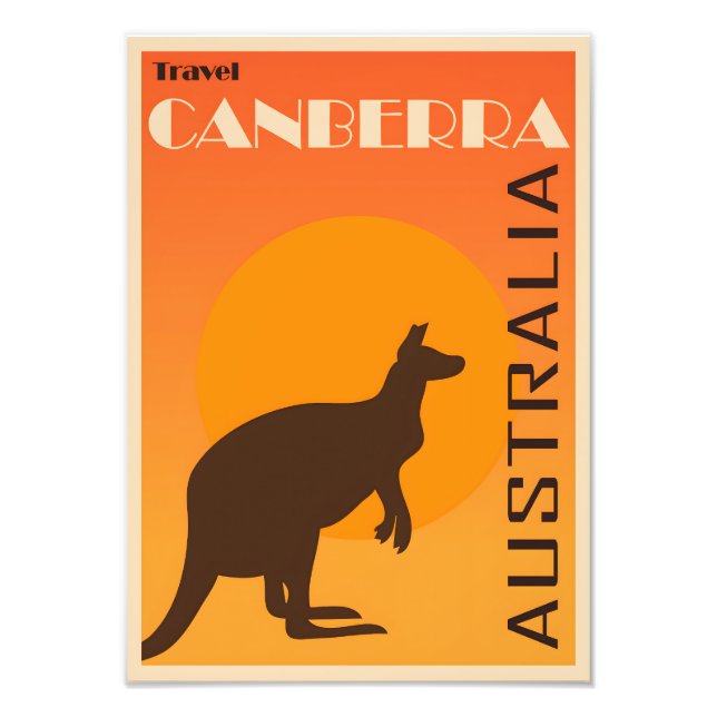 Canberra vintage poster (Front)