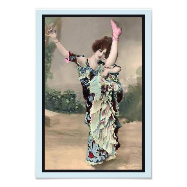 Cancan Dancer 1 Photo Print (Front)