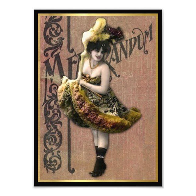 Cancan Dancer 2 Photo Print (Front)