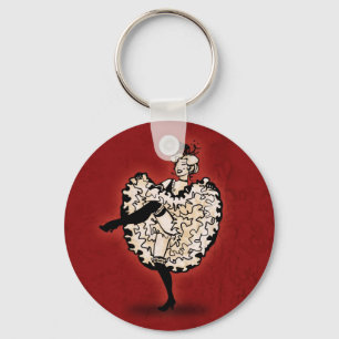 Cancan Dancer Key Ring