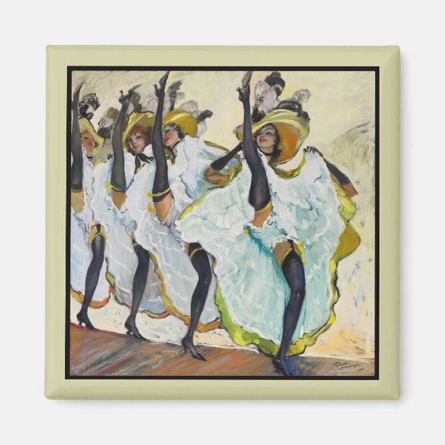 Cancan Dancers Magnet (Front)