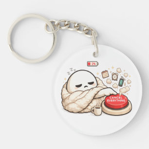 Cancel Everything 2% Battery Key Ring