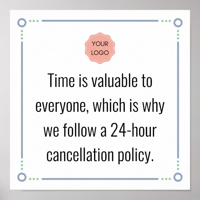 Cancelation notice  poster (Front)