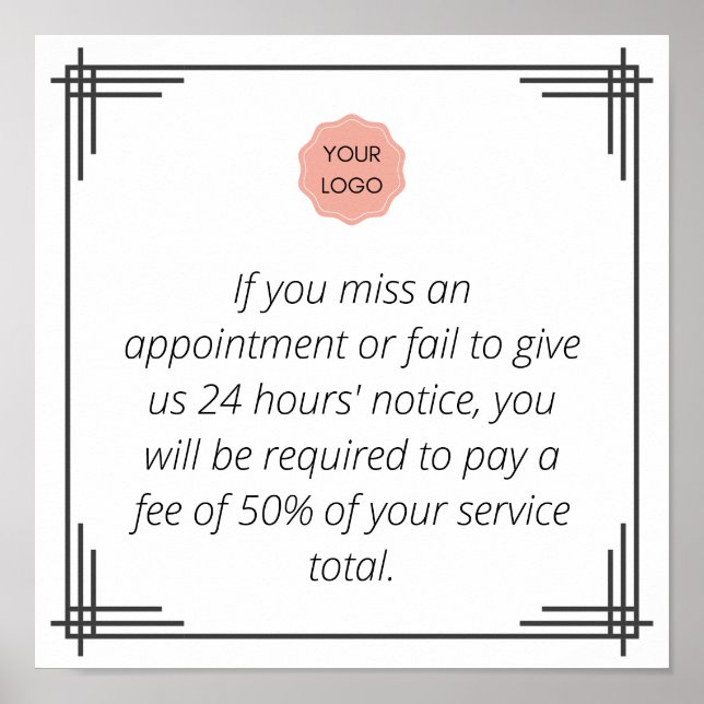 Cancellation notice  poster (Front)