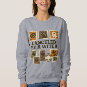Cancelled by a Witch Halloween Stamp Shirt