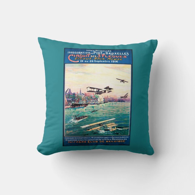 Cancelled Float Plane Promotional Poster Cushion (Front)