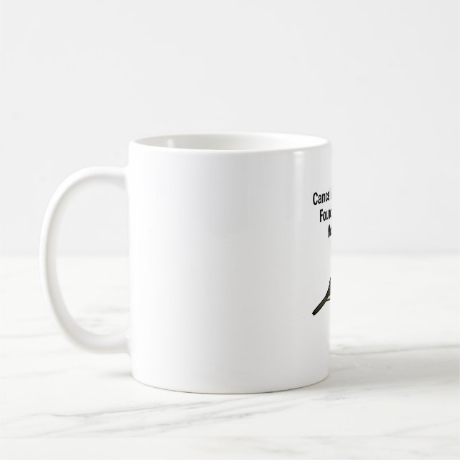 Cancelled Plans, Found a Lifer - No Regrets Birdin Coffee Mug (Left)