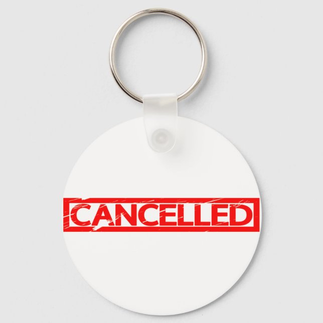 Cancelled Stamp Key Ring (Front)