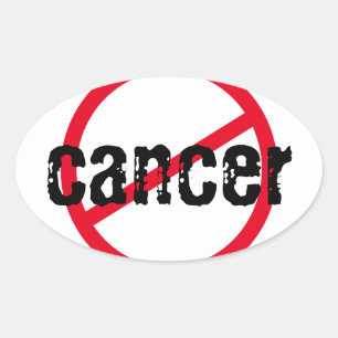 Cancer #1 oval sticker
