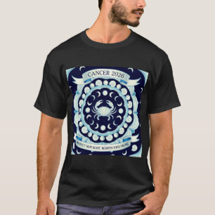 Cancer 2026 Zodiac Mandala Moon & Water Sign Ast T-Shirt