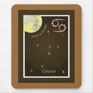 Cancer 22 juin au 22 juillet Mauspad Mouse Pad