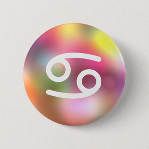 Cancer 6 Cm Round Badge