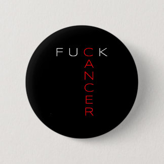 Cancer 6 cm round badge