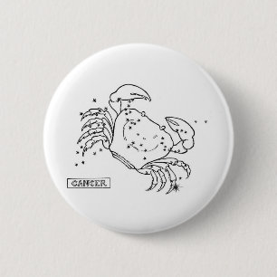Cancer 6 Cm Round Badge