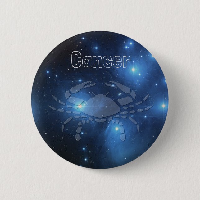 Cancer 6 Cm Round Badge (Front)