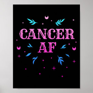 Cancer Af Pink Cancer Zodiac Sign Horoscope Birthd