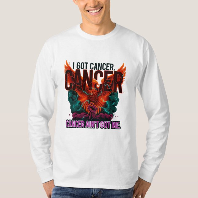Cancer Ain’t Got Me" Phoenix Strength Tee (Front)