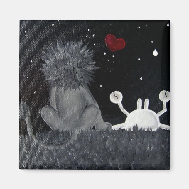 Cancer and Leo Love Magnet (Front)