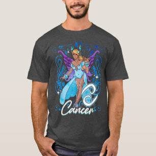 Cancer Anime Birthday Fairy Fairies Cancer Black G T-Shirt