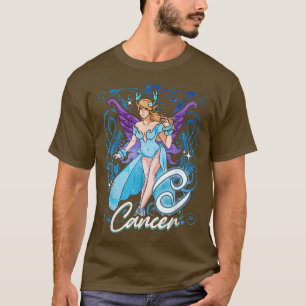 Cancer Anime Birthday Fairy Fairies Cancer  T-Shirt