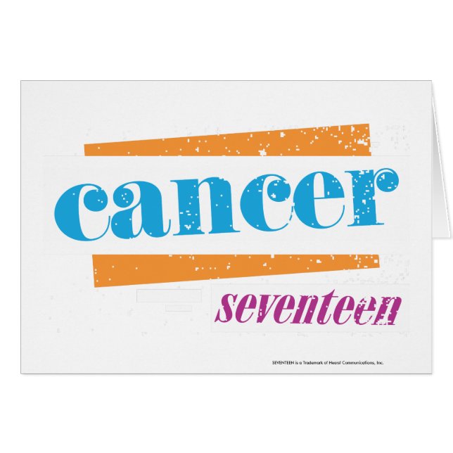 Cancer Aqua (Front Horizontal)