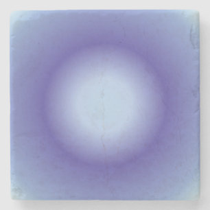 Cancer Aura, Cancer Zodiac, Blue Aura Gradient Stone Coaster