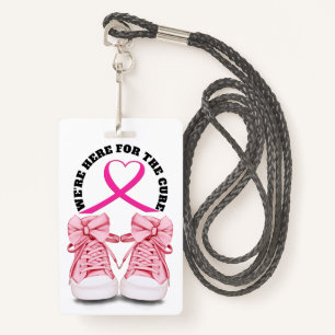Cancer Awareness Badge - See Back ID Badge