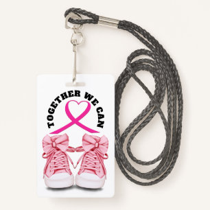 Cancer Awareness Badge - See Back ID Badge