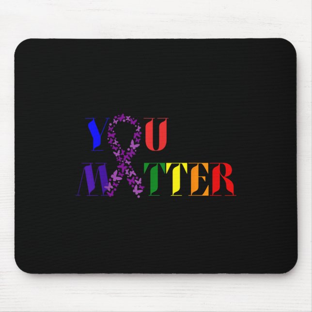 Cancer Awareness Care - You  Mouse Pad (Front)