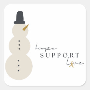 cancer awareness. Christmas Holiday Stickers