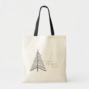 cancer awareness. Christmas Holiday Totes Bags