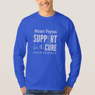 cancer awareness custom name Long Sleeved T-Shirt