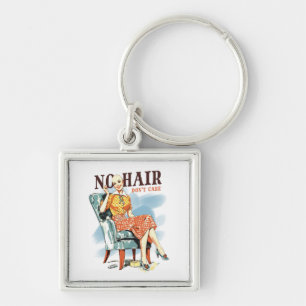 Cancer Awareness for Bald Women Warriors Key Ring