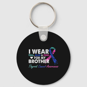 Cancer Awareness For My Brother Costume Ribbon  Key Ring