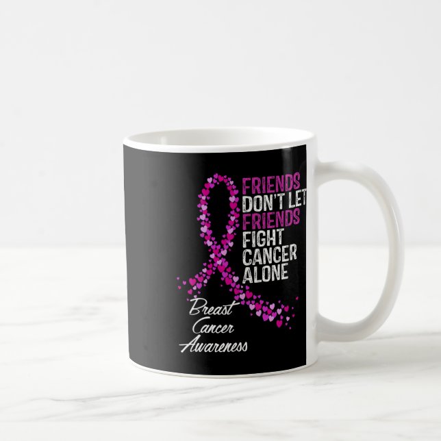 Cancer Awareness Friends Fighter Support  Coffee Mug (Right)