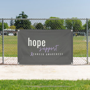 cancer awareness. hope support Banner Outdoor Sign