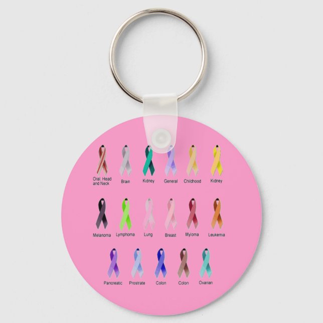 CANCER AWARENESS KEY RING (Front)