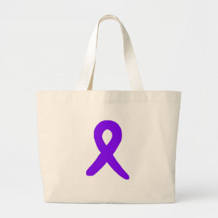 Cancer awareness large tote bag