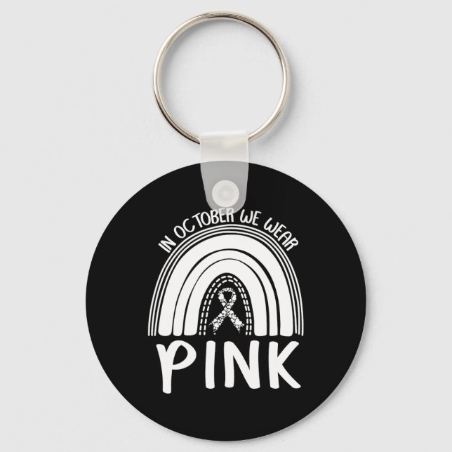 Cancer Awareness Month  Key Ring (Front)