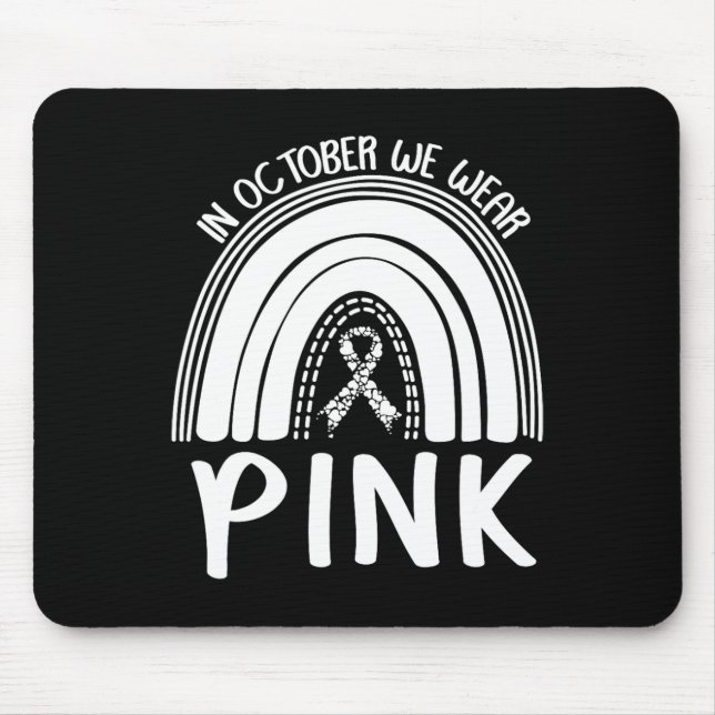 Cancer Awareness Month  Mouse Pad (Front)