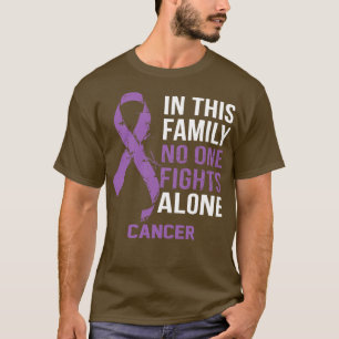 Cancer Awareness No One Fights Alone Hope For A Cu T-Shirt