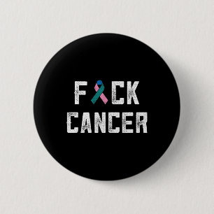 Cancer Awareness Products F Cancer Gifts For Women 6 Cm Round Badge