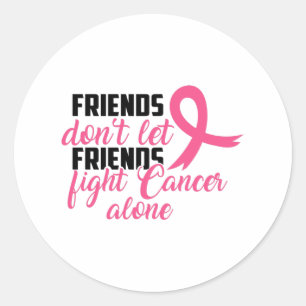 Cancer Awareness Ribbon Shirt Classic Round Sticker